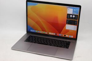 中古訳有 2K 15.4型 Apple MacBook Pro A1707 Mid-2017 グレー Ventura 七世代 i7-7920HQ 16GB NVMe 1TB-SSD Radeon Pro 560 管:1337h