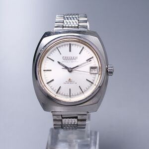 TI2634◎CITIZEN シチズン 4-740041 CHRONOMETER SUPER BEAT 10 クロノメーター スーパービート10 デイト 自動巻き 腕時計 稼働品 オートマ