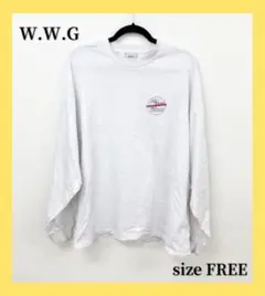 〇3741B〇 W.W.G 長袖Tシャツ 男性