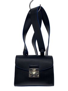 FURLA◆METROPOLIS/ショルダーバッグ/レザー/BLK/826971