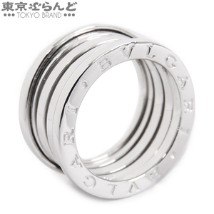 101744187 ブルガリ BVLGARI B-zero1 ビーゼロワン 4バンド リング ホワイトゴールド K18WG 14号相当 54 指輪 ユニセックス 仕上済