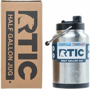 RTIC HALF GALLON JUG 1.9L STEEL STAINLESS アールティック　ハーフガロンジャグ　ダブルウォール　ステンレス　スティール　YETI