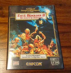 PC-9801 AD&D アイオブザビホルダー2 EYE OF THE BEHOLDER2 THE LEGEND OF DARKMOON 3.5インチ版 カプコン TSR