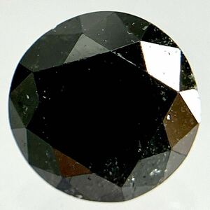 ●天然ブラックダイヤモンド0.985ct●j 約6.0×6.0mm ルース 裸石 宝石 ジュエリー jewelry black diamond