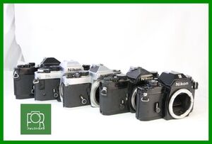 【同梱歓迎】ジャンク■フィルム機セット■Nikon FM+EM+FA+FT2+FE■AN492