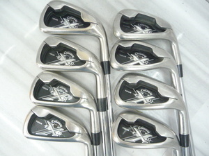 ☆Callaway/キャロウェイ X20 TOUR ツアー X-20 ゴルフクラブ 8本セット アイアン(#3/#4/#5/#6/#7/#8/#9/PW) 右利き用 中古 現状品(A11031)