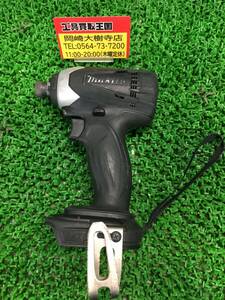 【中古品】★マキタ 充電式インパクトドライバ 14.4V 3.0Ah 黒 TD134DX2B / IT4W1I7YGDP8