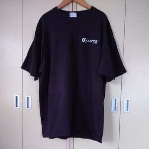 C PORT &COMPANY ポート＆カンパニー アメリカ古着（XL）半袖Ｔシャツ黒コットン　　981-6H1801