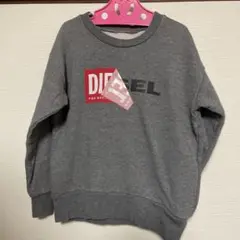 DIESEL グレー トレーナー 100%コットン