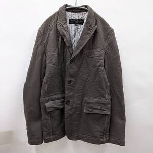 COMME des GARCONS HOMME/コムデギャルソンオム/ARCHIVE/皺加工オーバーダイ3Bジャケット/後染め/ステッチデザイン/マーブルボタン