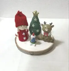 クリスマスオブジェ　ノエル　ニッセ　トナカイ　ツリー　ナチュラルキッチン　置物