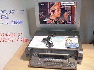 VHS+8ミリビデオデッキWV-BW1送料無料No317訳あり