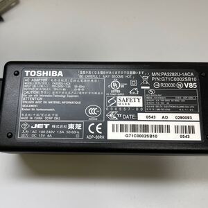 No.2226 東芝 ACアダプター PA3282U-1ACA TOSHIBA DC15V