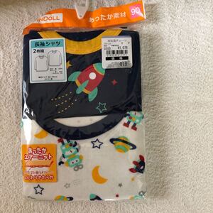 男の子★長袖シャツ（1）・90cm（２枚）★新品