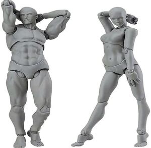 フィギュア素体　ヘッド　デッサンドール　14cm モデルフィギュア　関節可動　スタンドセット