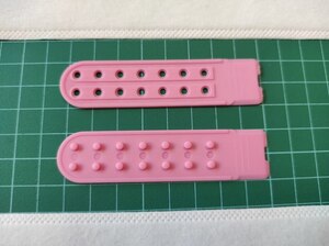 ☆交換ストラップ 帽子☆ ピンク ２穴 修理 アジャスター カスタム DIY スナップバック