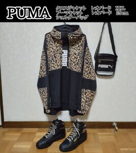 PUMA　クロスジャケット　レオパード　プーマキャット