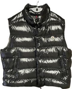 美品　希少サイズ７ MONCLER　モンクレール　 TIB GILET ダウンベスト ブラック　メンズ ビッグサイズ XXXXL　定番モデル