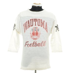 ◆520243 WAREHOUSE ウエアハウス ウェアハウス ◇フットボールシャツ WAUTOMA Football サイズS メンズ ホワイト