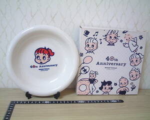 ミスタードーナツ*OSAMU HARADA*オサムグッズ 原田治*非売品*陶器製◇◆＊40th Anniversary アニバーサリープレートお皿女の子◆◇未使用品