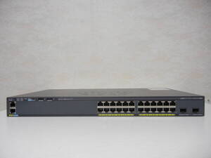 ★中古 Cisco Catalyst 2960-Xシリーズ（WS-C2960X-24TD-L）Stackモジュール付き 初期化