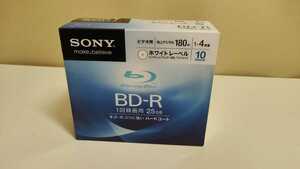 ★未開封 SONY BD-R 25G Blu-ray Disc 10PACK ブルーレイ 4倍速 ビデオ用 180分 ハードコート