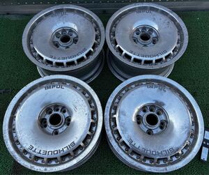 IMPUL SILHOUETTE16x7JJ/8JJ/PCD114.3/4穴/5穴/ET+30/+36/ハブ径約73mm/4本セット　貴重