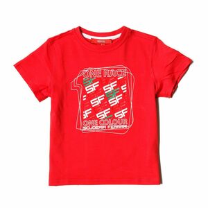 フェラーリ ワンカラー SF キッズ Tシャツ レッド 3才