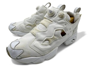 定価19,224円 atmos × REEBOK INSTA PUMP FURY WHITE DENIM アトモス リーボック コラボ ポンプフューリー V63458 スニーカー 靴