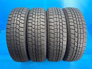 ☆個人宅可☆SD13□ダンロップ ウインターマックス DL WINTER MAXX WM02 155/65R14 4本 2021年製造 7～8分山位 点検済