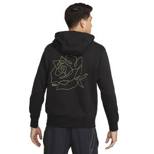 ■NIKE NSW HOODIE PO FT VDAY ブラック/ゴールド 新品 Sサイズ ナイキ フーディー プルオーバー パーカー DQ5281-010