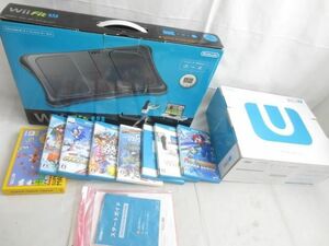 【まとめ売り 中古品】 ゲーム Wii U 本体 WUP-101 32GB ホワイト ソフト 大乱闘スマッシュブラザーズ WiiU 等 グッ