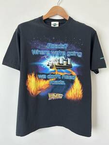 ●バックトゥザ・フューチャー Back To The Future マイケル J フォックス 映画 ムービー Tシャツ ●ビンテージ 古着 ●Mサイズ レア