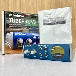 【A-3】 PreSonus TubePre V2 真空管マイクプリアンプ プレソナス 音出し確認済み ノブやボタンにガリ有り 2412-132