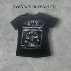 インポート古着　Avenged Sevenfold グラフィック　ブラック