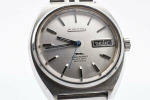 稼働品 シチズン レオパード デイデイト ラウンド 4-720407-K 自動巻き メンズ 腕時計 CITIZEN