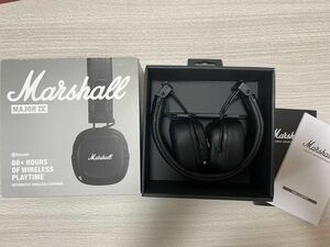 送料無料　即決　Marshall MAJOR IV Bluetooth ヘッドフォン ブラック ワイヤレスヘッドホン　マーシャル