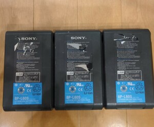 SONY LITHIUM ION BATTERY リチウムイオンバッテリーパック　BP-L60S ソニー