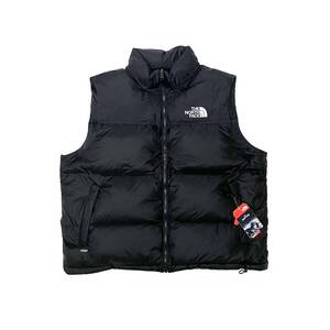 XXL US企画 アメリカ企画 1996 ヌプシ ベスト ノースフェイス 正規品 訳あり 新品 The North Face 700Fill ダウンベスト ナイロン レトロ黒