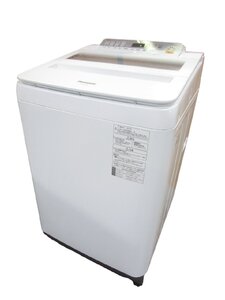 ☆Panasonic パナソニック 全自動洗濯機 8.0kg 簡易乾燥 インバーター搭載 パワフル滝洗いコース NA-FA80H6 2018年製 直接引取OK w102417