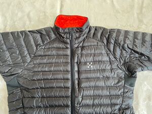 【美品】HAGLOFS（ホグロフス ライトダウンジャケット）ESSENSⅡ DOWN JACKET（日本サイズＬ）