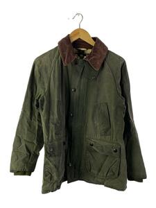 Barbour◆ジャケット/38/コットン/カーキ/無地/1302107/ビデイルオイルドジャケット/ダブルジップ