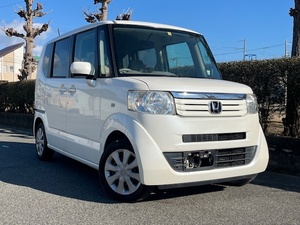 ホワイトパール☆N-BOX　車検2年満タン！スマートキー2個　ＥＴＣ　両側スライドドア　修復歴無しの美車！現車確認大歓迎です 