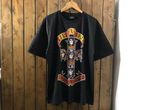 新品●ガンズアンドローゼズ　APPETITE FOR DESTRUCTION　降谷 建志　着用　同プリントTシャツ［XL］●ロックバンド/スカル/GUNS/KJ