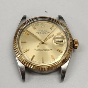 47903-180　ROLEX　ロレックス　1601 1969年頃　デイトジャスト　稼働品　11時と12時の間にシミ？あり　送料180円～