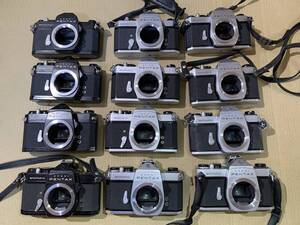 【12個】ペンタックス PENTAX SPOTMATIC SPF ×2個/SPII ×2個/SP ×8個/Black カメラ 動作未確認 まとめて ジャンク セット まとめ (228)