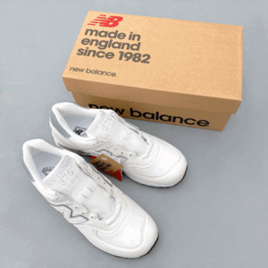 国内正規品 UK製 オールレザー NEW BALANCE M576WWL ホワイト×グレー US10 28cm 限定 イギリス英国製 NB 白 スニーカー MADE IN ENGLAND