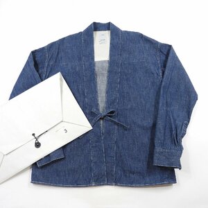 袋付 visvim ヴィズヴィム LHAMO SHIRT ラモシャツ size 3 #19590 シャツジャケット アウター インディゴ