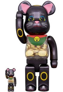 BE@RBRICK ベアブリック 3種 招き猫 小判 千万両 黒メッキ 100％ & 400 & 干支 巳 100％ & ソラマチ ノベルティ スカイツリー 限定