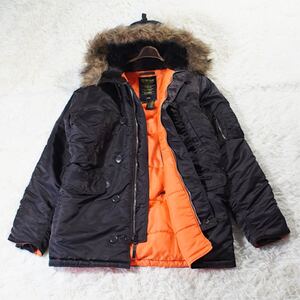 即決 希少サイズ 50周年 限定《ALPHA INDUSTRIES》N-3B(2XL)ブラウン ミリタリージャケット フライトジャケット アルファインダストリーズ